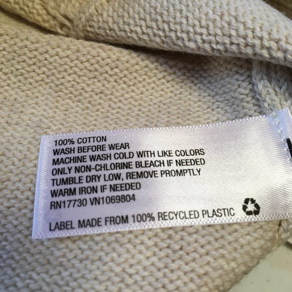 NWT - Cloud Island Cable Knit Button Front Tan Sweater - Size 0-3 Mos - Picture 4 of 6